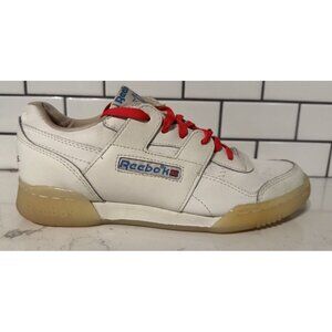 Reebok Workout Lo Plus It's a Man's World Womens chalk White Shoes Size 8 DV736
